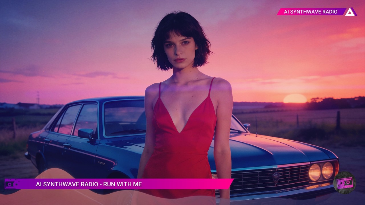 AI Synthwave Radio - Run With Me