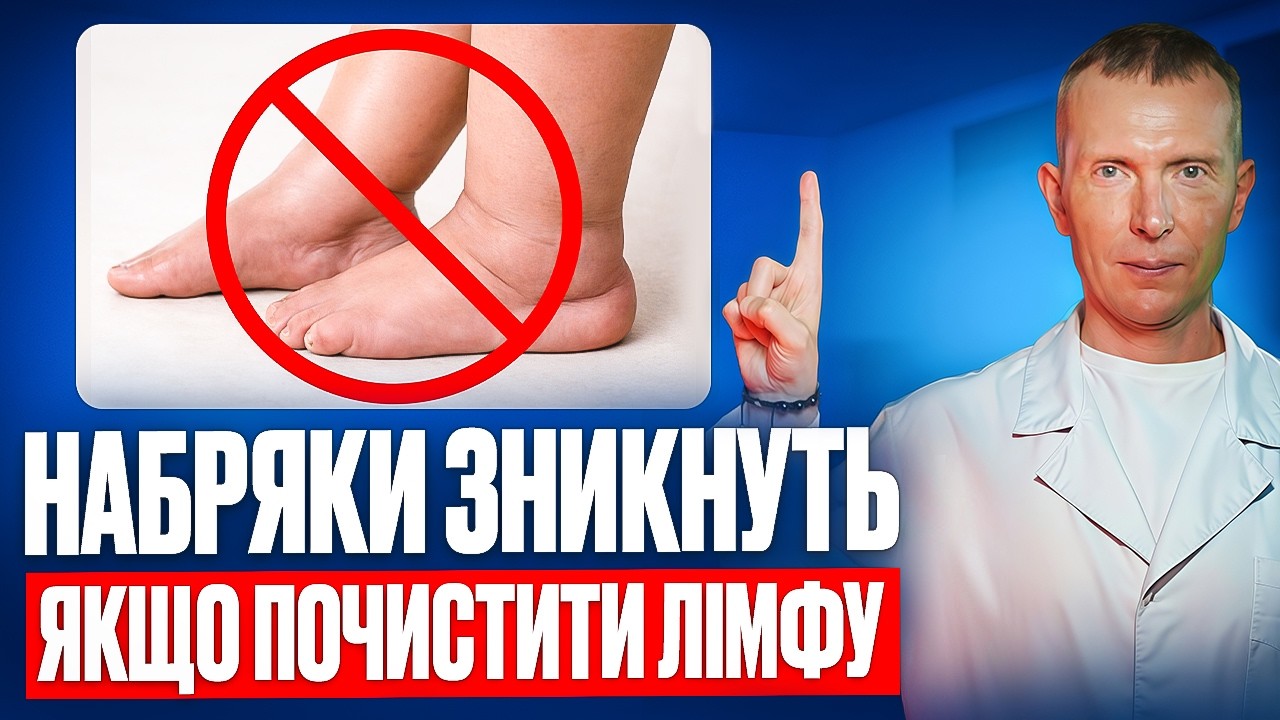 Простий спосіб ПОЧИСТИТИ ЛІМФУ! Набряки зникають, обличчя молодіє, затисків і стресу більше немає!