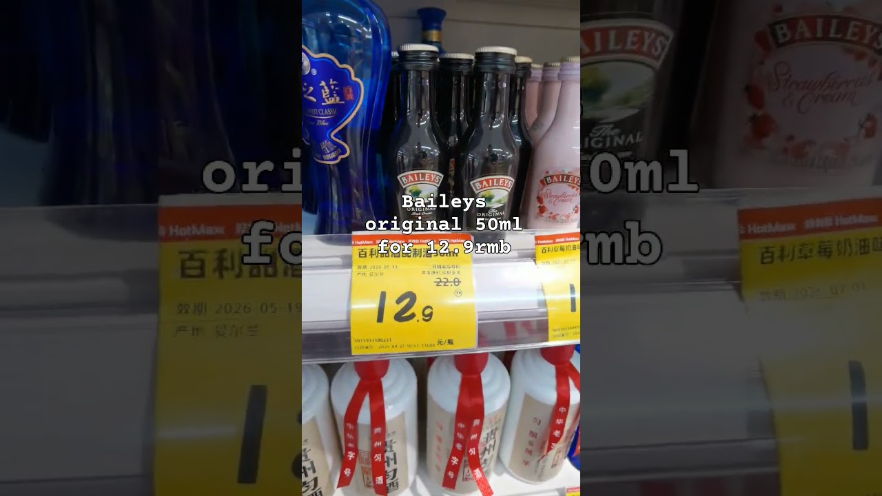 Baileys original 50ml for 12.9rmb hotmaxx
