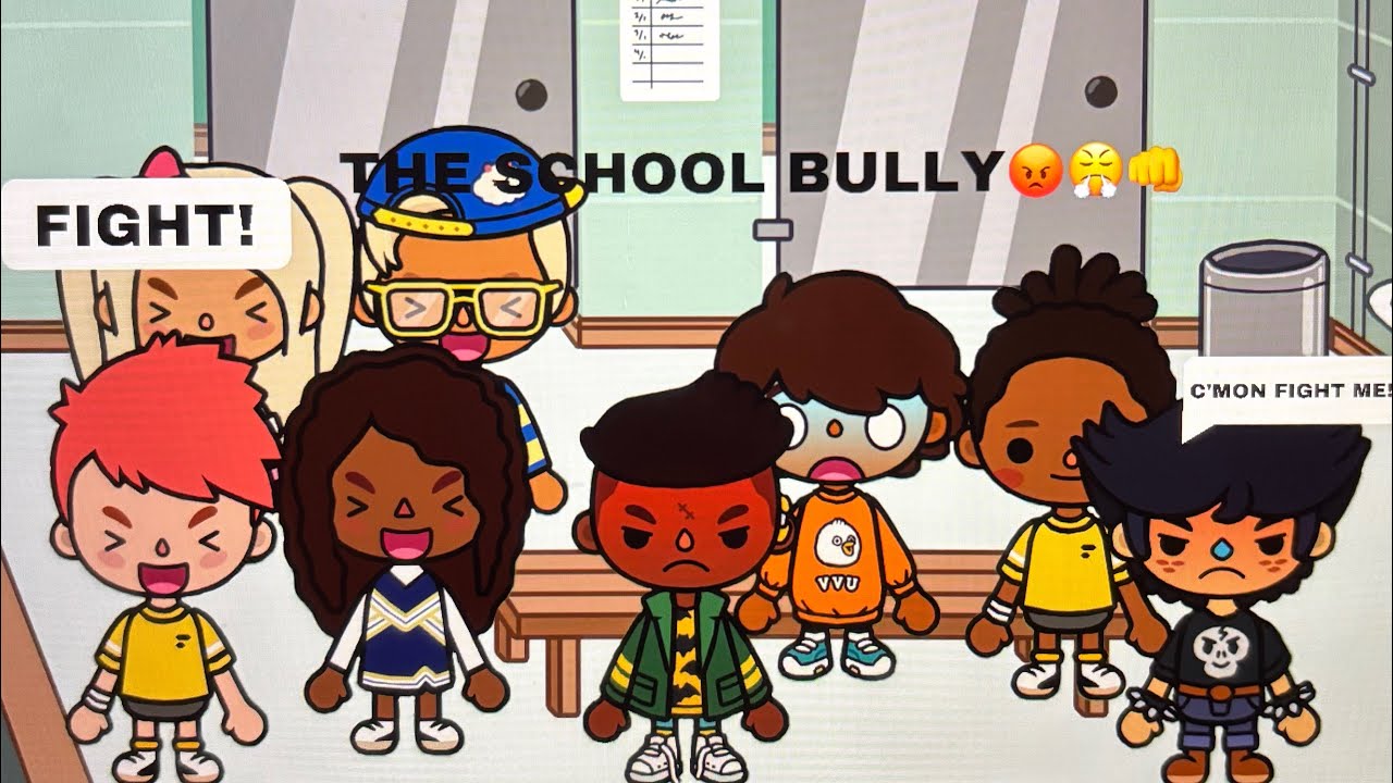 THE SCHOOL BULLY😡😤👊||*WITH VOICE*|| Toca boca roleplay