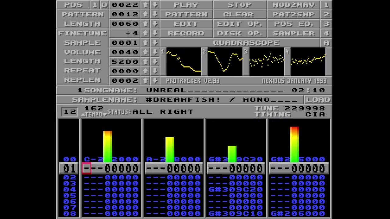 Amiga Music: Unreal By Dreamfish AKA H0ffman