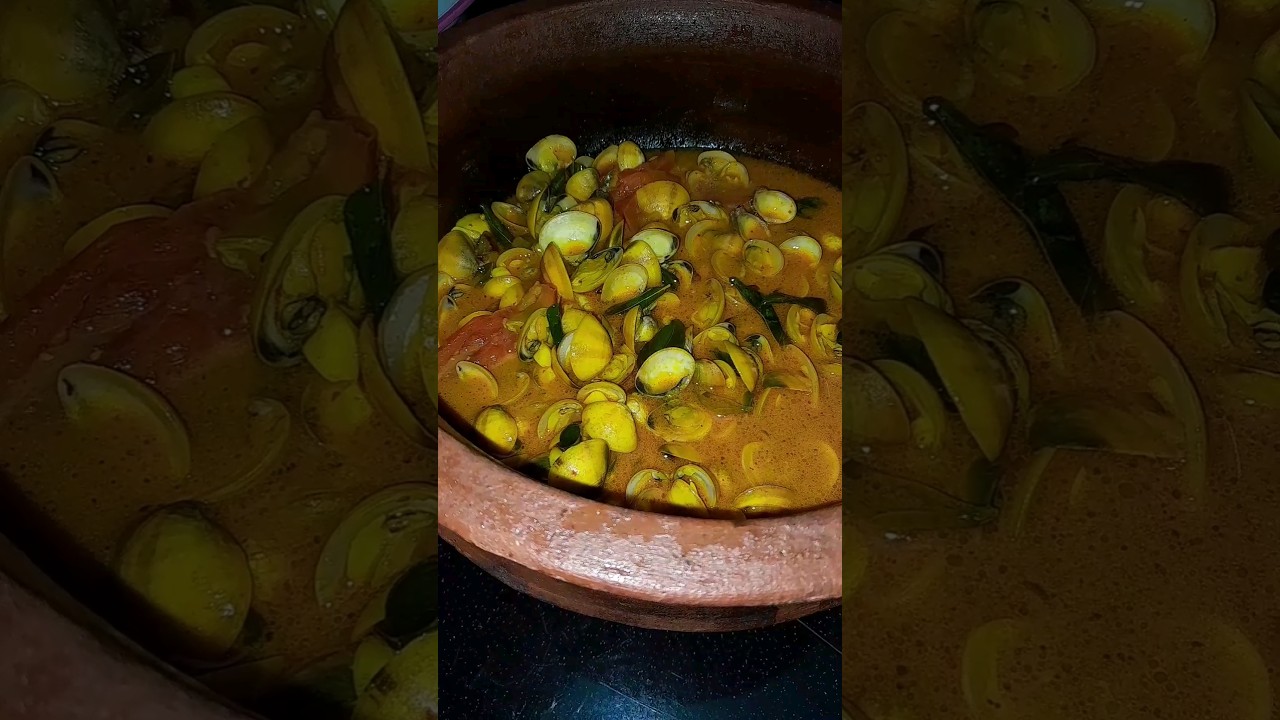 😋നാവിൽ കൊതിയൂറും യെരുന്ത് കക്ക മുളക് കറി/ Clam meat curry😋 #shorts