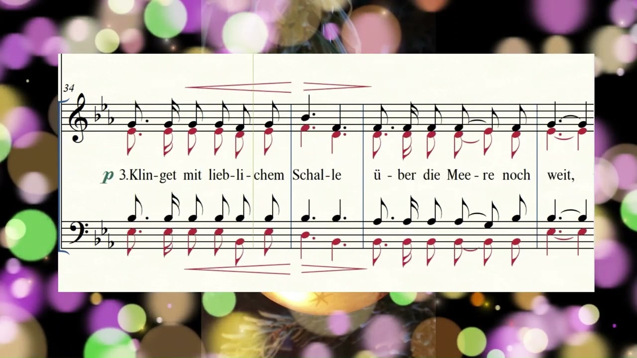 Süßer die Glocken - SATB