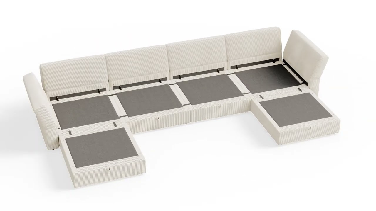 HONBAY Modular Sofa--Installation Guide! #home #honbay #sleepersofa #modularsofa
