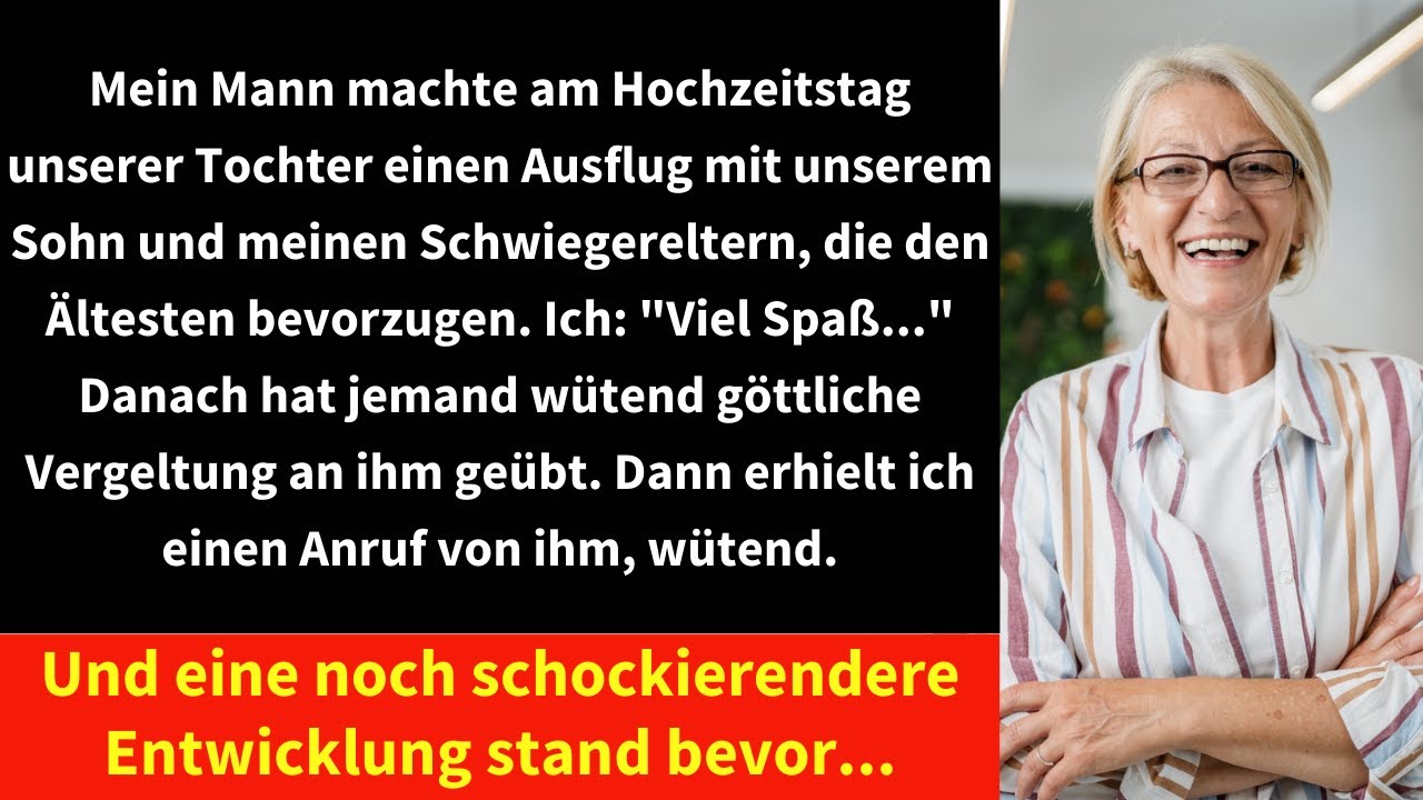 Mein Mann machte am Hochzeitstag unserer Tochter einen Ausflug mit unserem Sohn und meinen