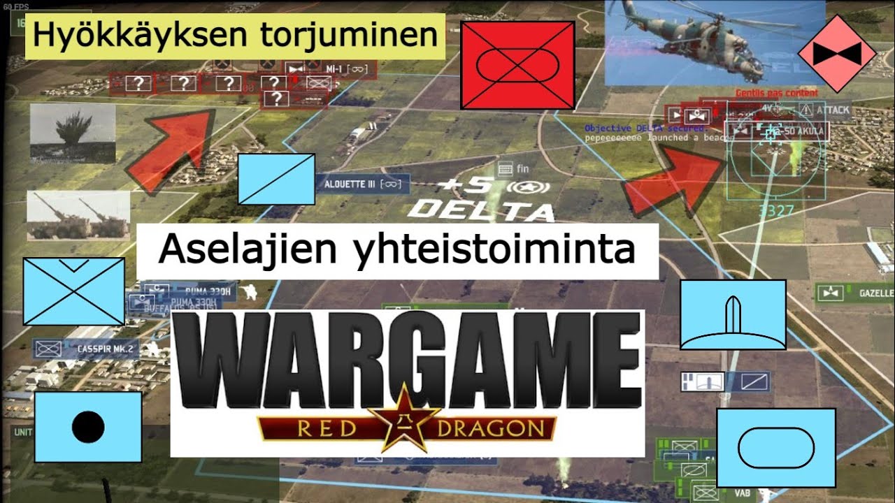 Aselajien yhteistoiminta ja hyökkäyksen torjuminen sotapelin avauksessa | Wargame: Red Dragon 10v10