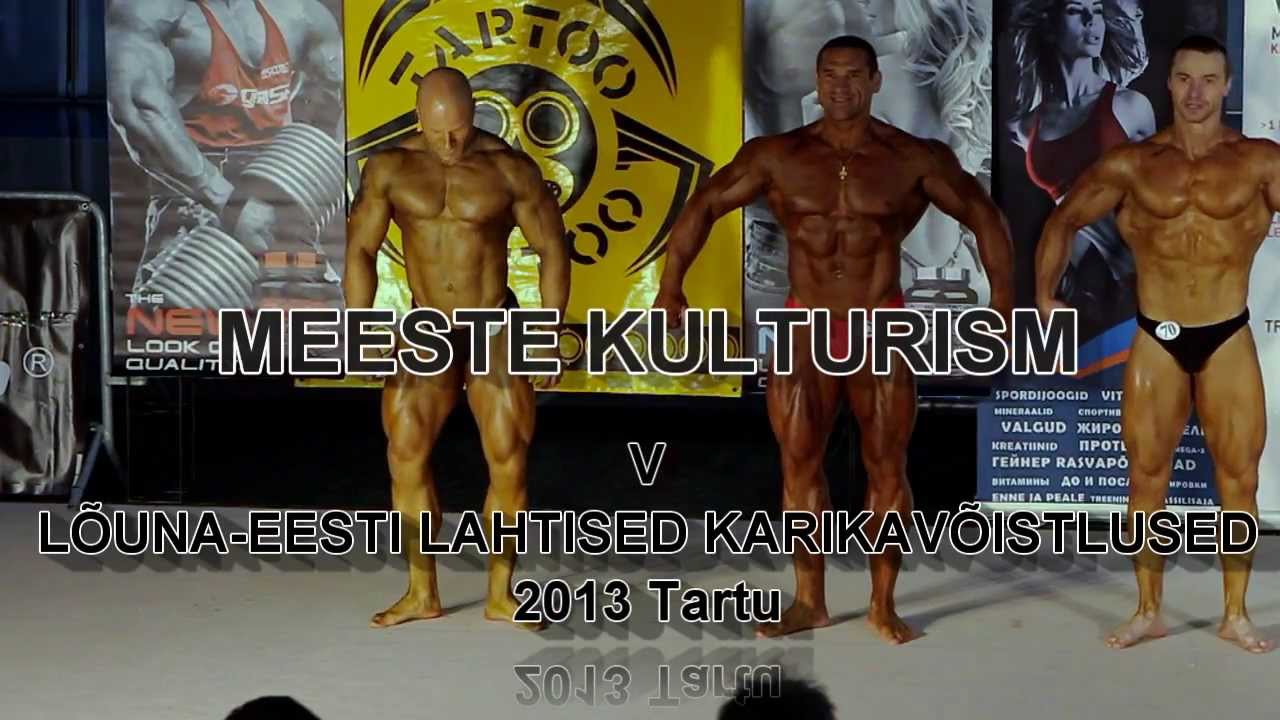 L&otilde;una-Eesti Lahtised Karikav&otilde;istlused 2013 Meeste Kulturism