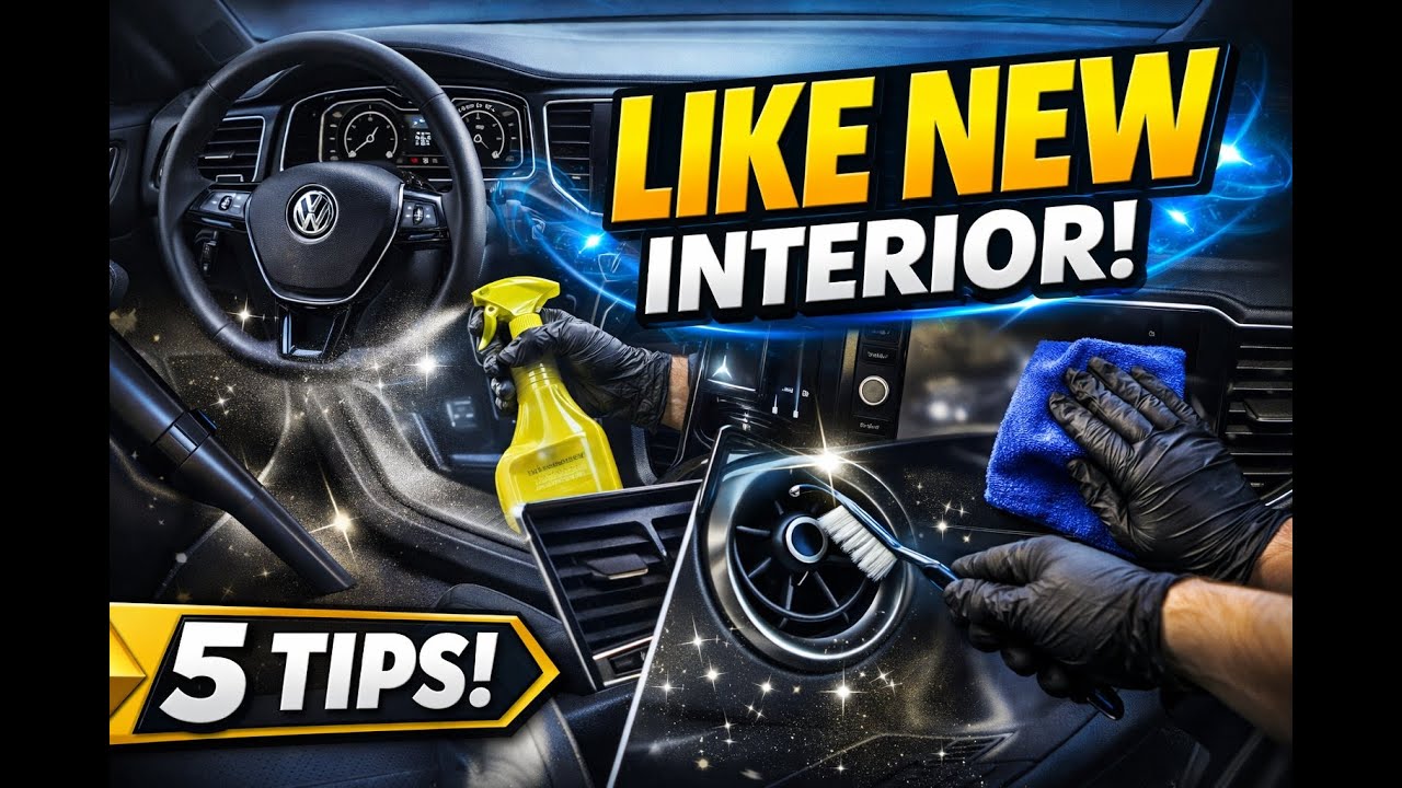 5 советов по чистке салона автомобиля, которые придадут вашему автомобилю совершенно новый вид.