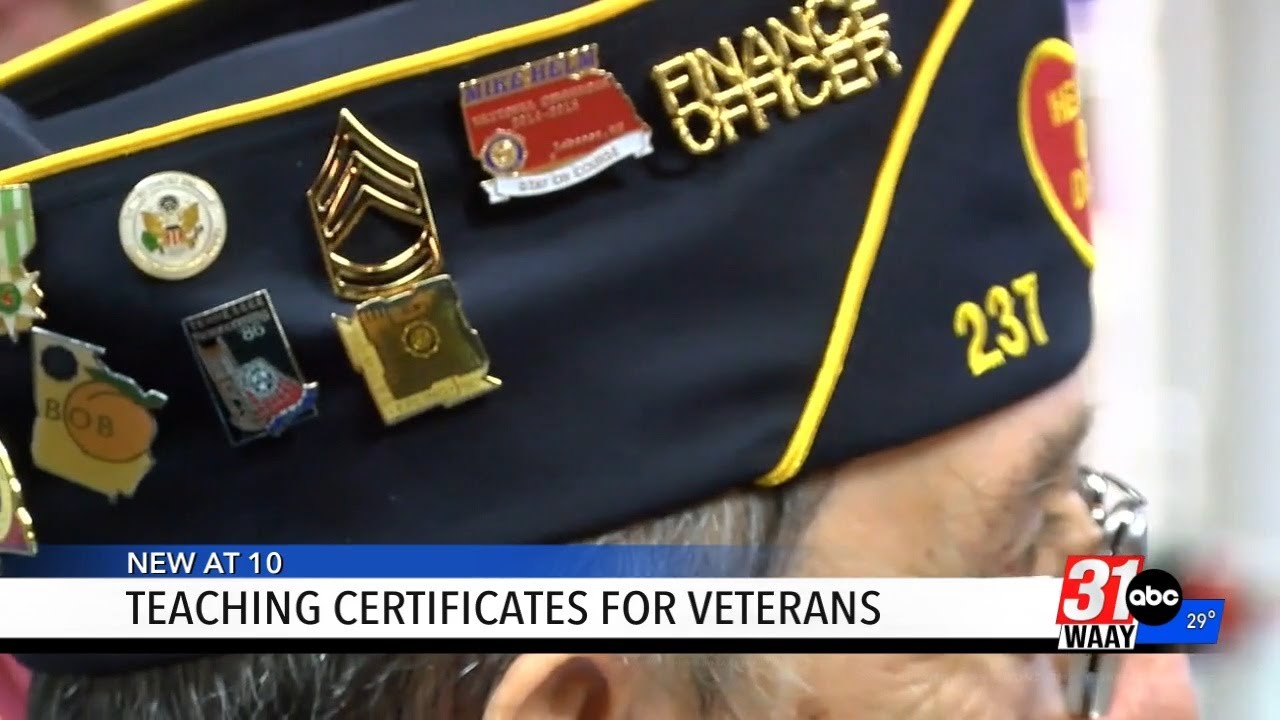 Lawmaker proposes bill to help veterans start a second career in teaching