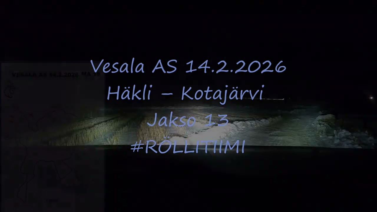 Autosuunnistus – Vesala AS 2026 – Jakso 13