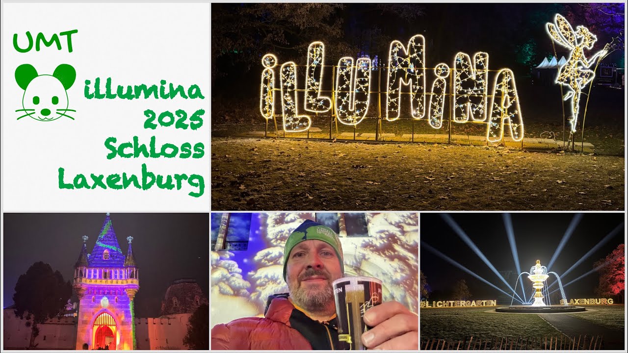 🇦🇹 Illumina 2025 - Lichtergarten in Laxenburg - Rundgang durch den Lichtergarten