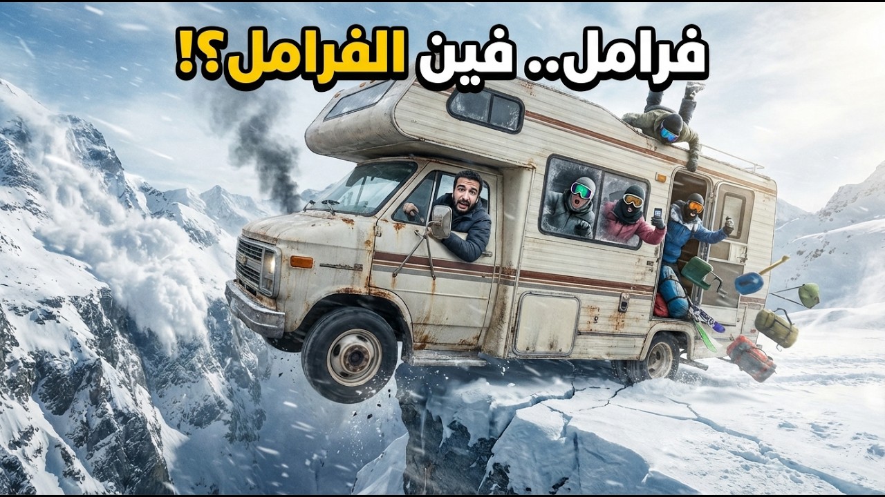 رجعت احاول اسافر سفر طويل مع اصحابي في وسط الثلوج | RV THERE YET