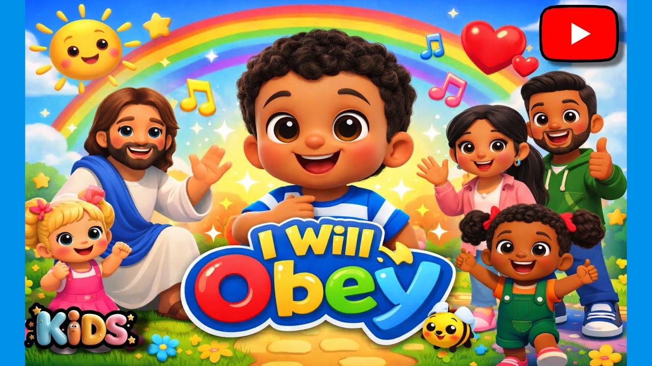I Will Obey | Fun Christian Kids Song About Obedience to God