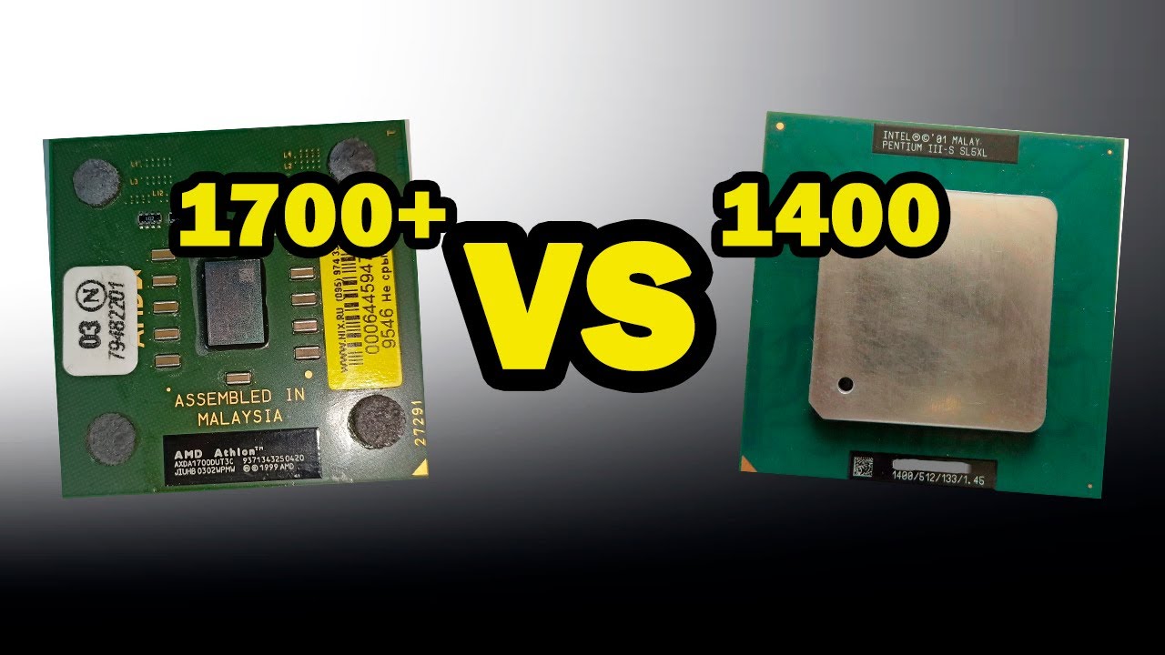 Intel Pentium III 1400 против  AMD Athlon XP 1700+ битва поколений CPU часть II.