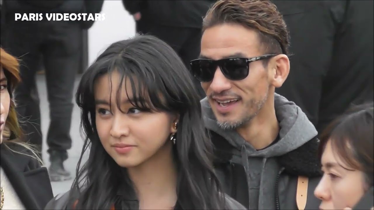 Koki ( Mitsuki Kimura ) & Hidetoshi Nakata @ Paris Fashion Week 6 march 2023 show Louis Vuitton