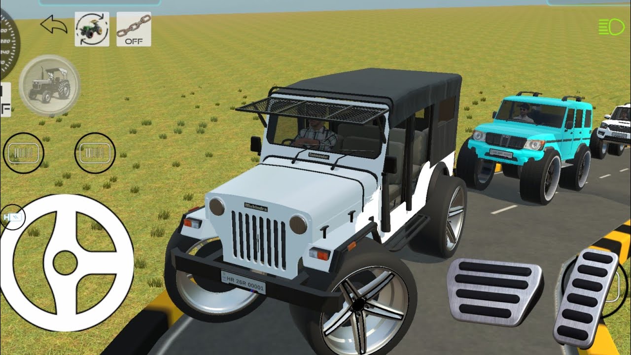 Drive Dumper and Unloading Stone From Dumper Truck in Game#fortuner #4x4#scorpio #thar #gameplay pt7