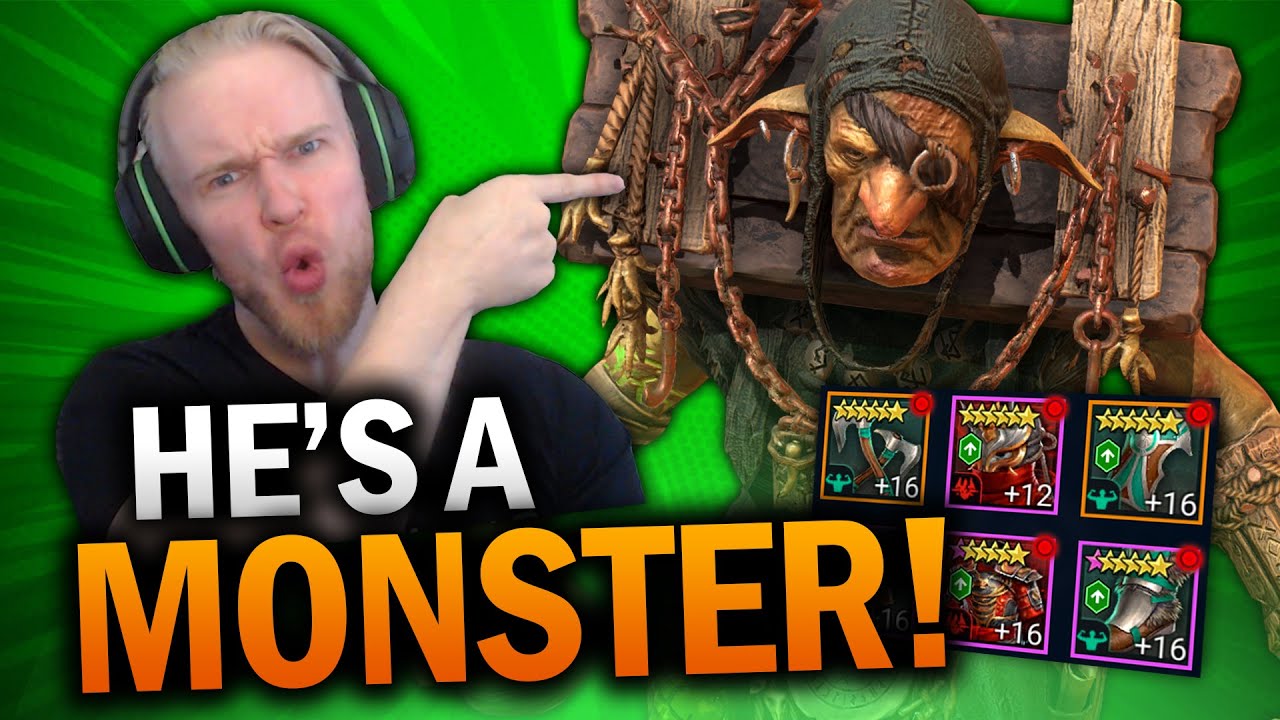 This Champion Just LEVELED UP MY ACCOUNT! BEST STOKK BUILD!? - Raid Shadow Legends