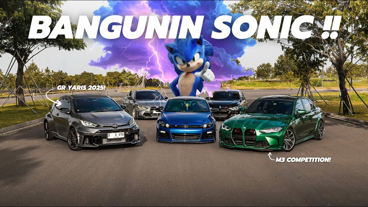 SONIC MEMBELAH IBUKOTA JAKARTA! BARENG M3 COMPETITION & GR YARIS 🫵🏻🔥