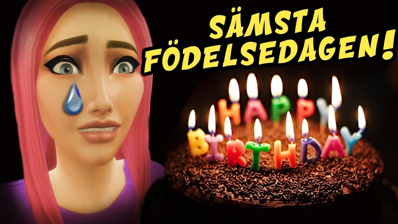 🎂 Världens sämsta födelsedag!😩 Sims 4 #12