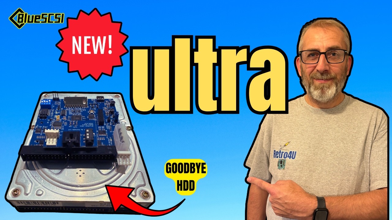 Тестирование новой программы BlueSCSI Ultra на классической Amiga.