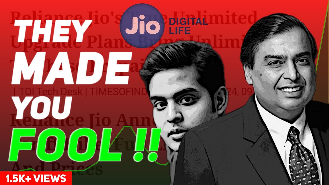 How RELIANCE JIO made you FOOL !! | Detailed Analysis