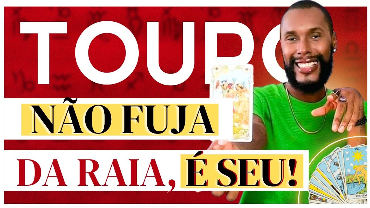 TOURO - É o momento perfeito para começar, dar os primeiros passos!