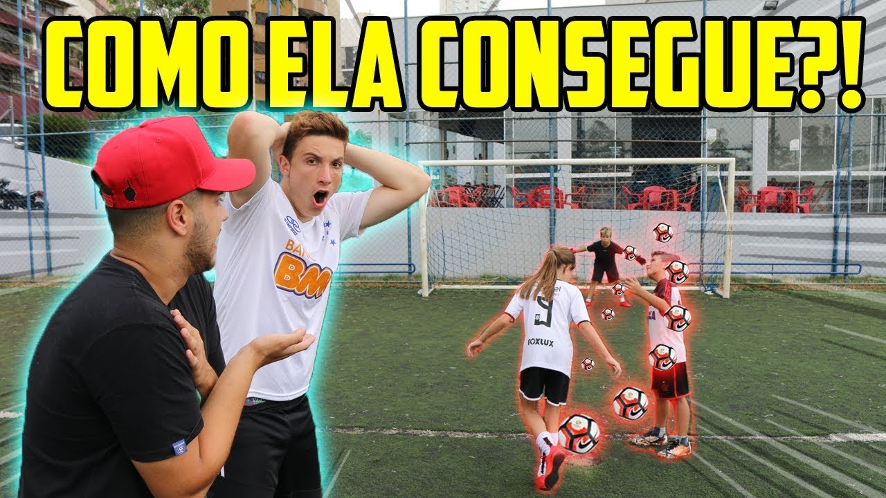 ESSA MENINA JOGA MUITO FUTEBOL!! ( nova Marta?! )
