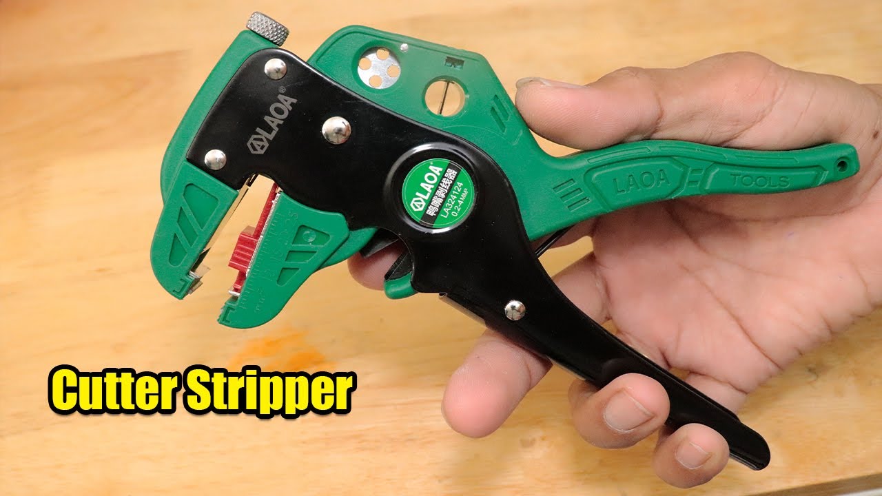Review LAOA Self Adjusting Cutter Stripper Tools hand LA324124
