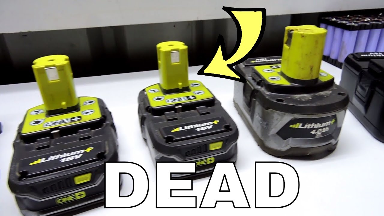 1.5ah Failed Ryobi Battery Rebuild