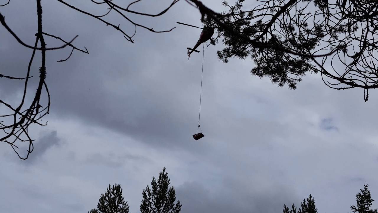 Lekgrusutflygning helikopter Haver&ouml; Fvo