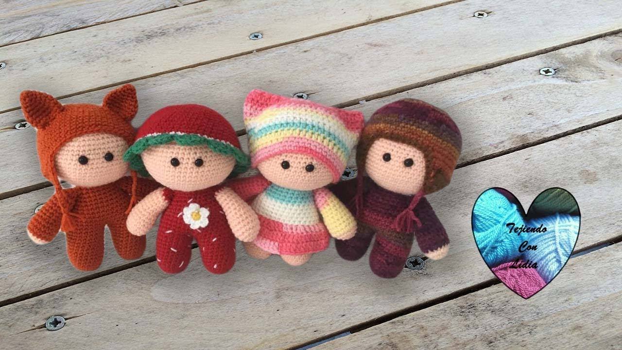 Amigurumi Muñecos YOYO Crochet "Teje con Lidia"