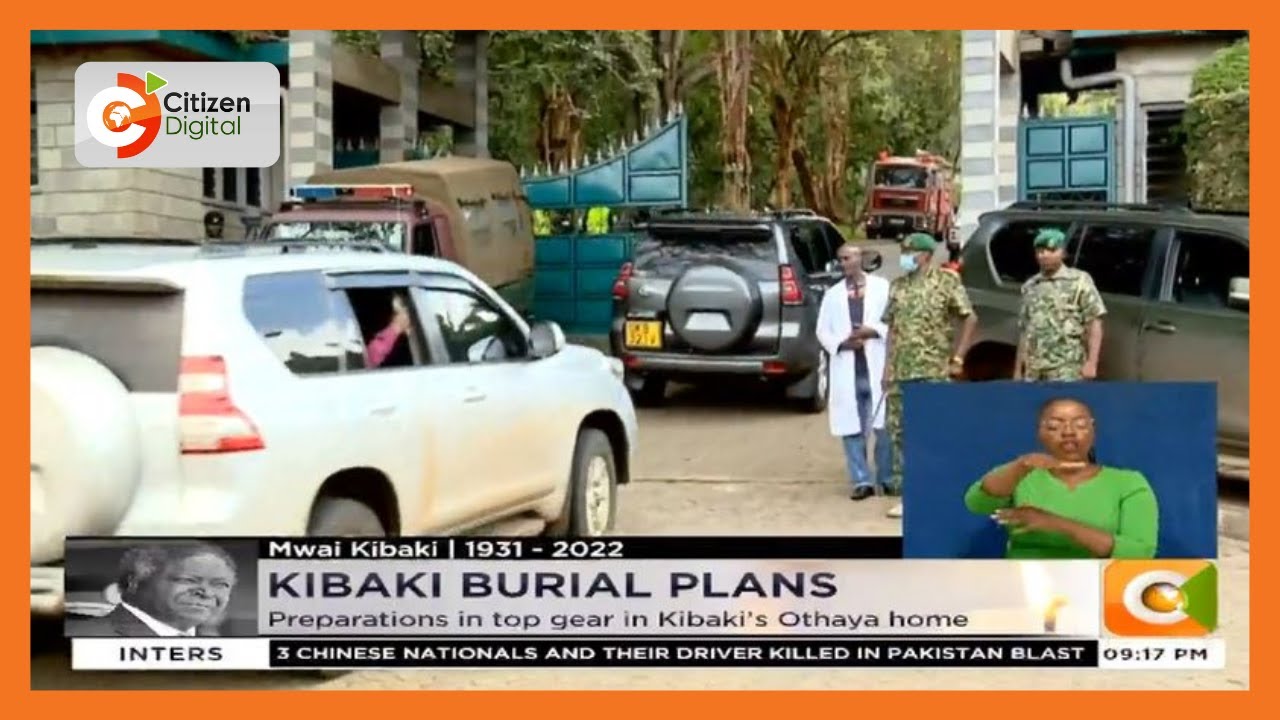 Preparations in top gear in Kibaki’s Othaya home