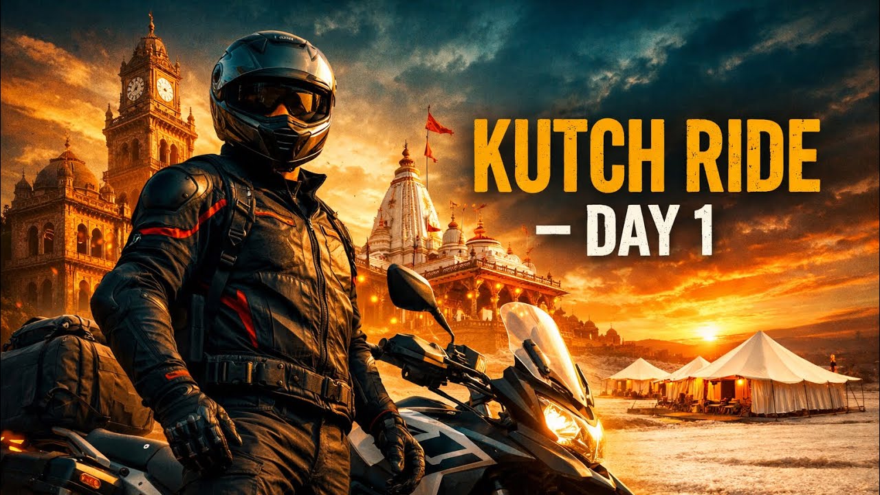 Riding Into Kutch 🇮🇳 | Day 1 Motorcycle Journey Begins