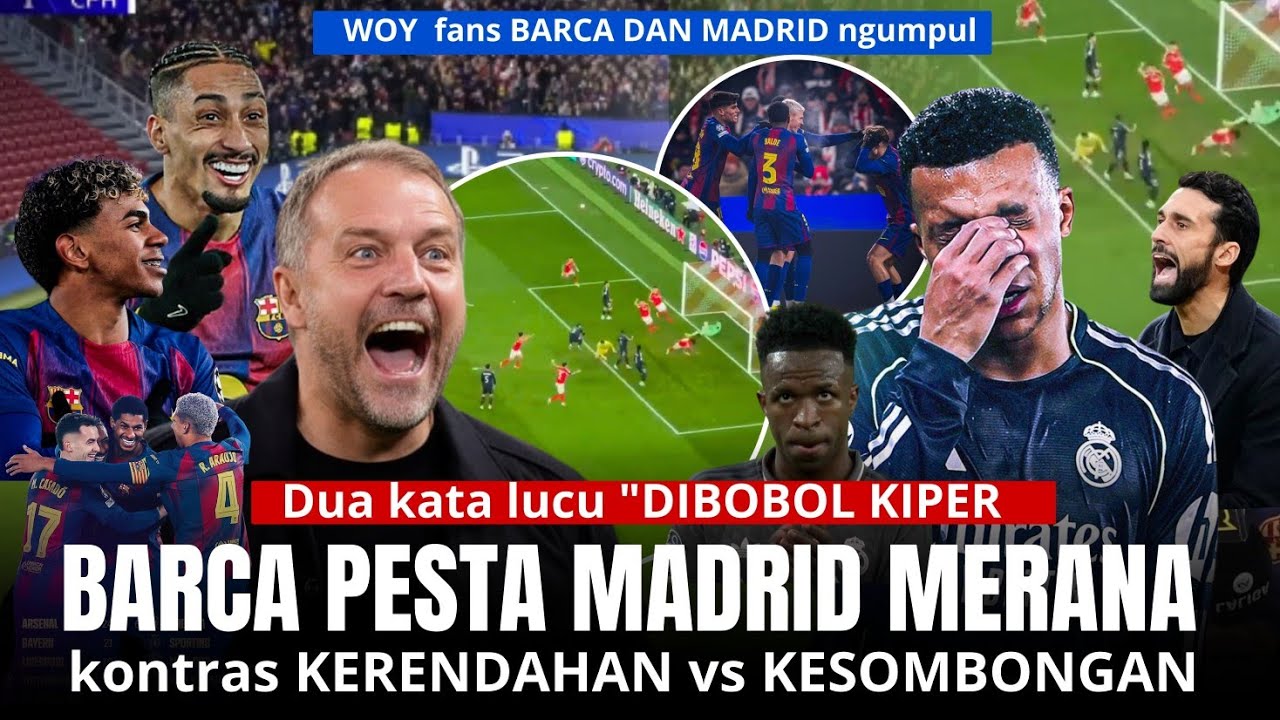 BARCA LOLOS, MADRID RUNGKAT🔴 2 kata lucu 