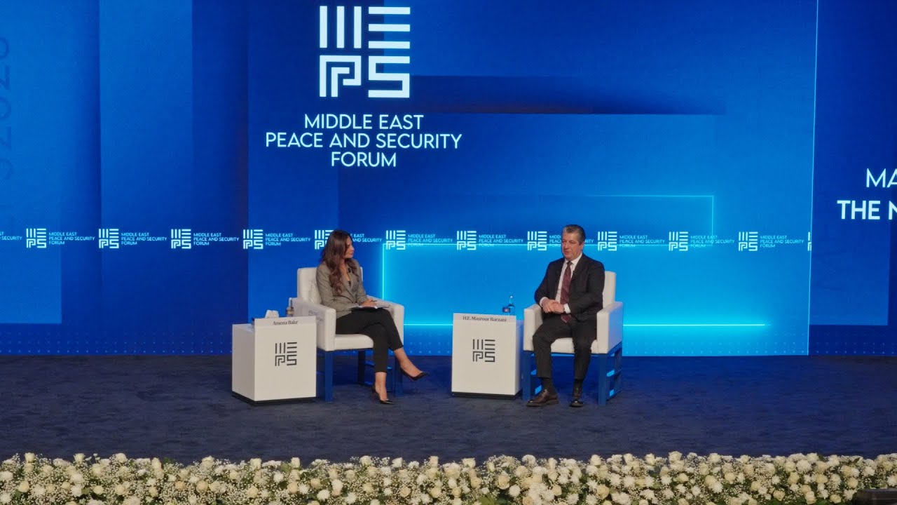 PM Masrour Barzani's special conversation at #MEPS25