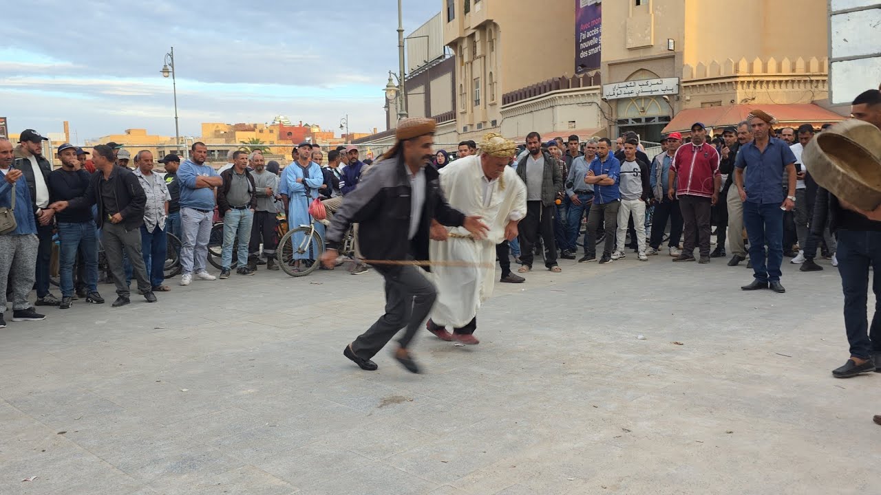 شيوخ وجدة بارتية الركادة التراث الأصيل | ساحة باب سيدي عبد الوهاب وجدة 