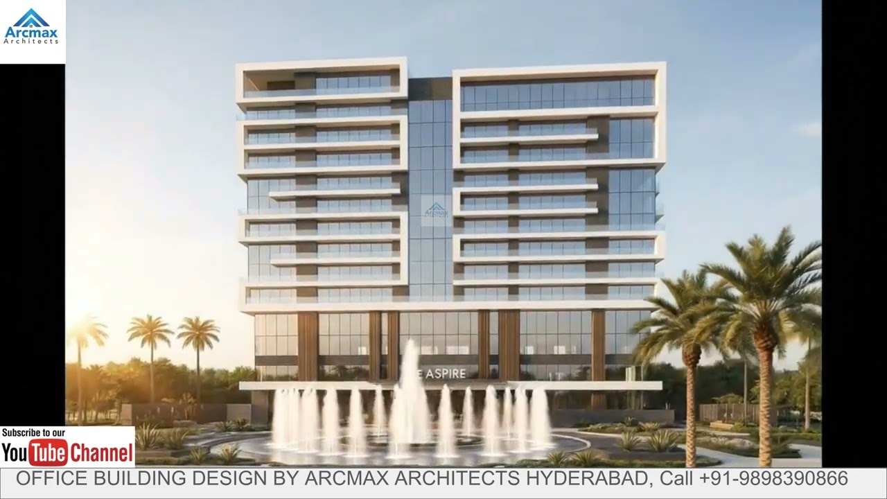 Ultra Modern Office Building Design Hyderabad | Stunning Glass Façade Architecture Design Ideas
