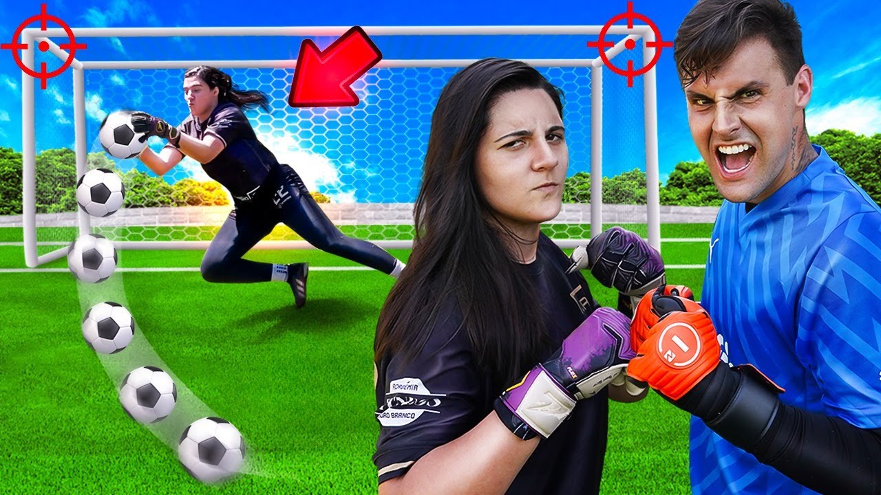 TREINEI COM A MELHOR GOLEIRA DO BRASIL!!