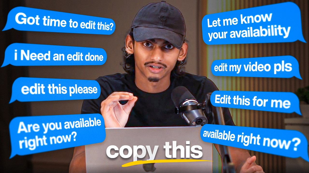copy this outreach strategy, it’ll blow up your editing career