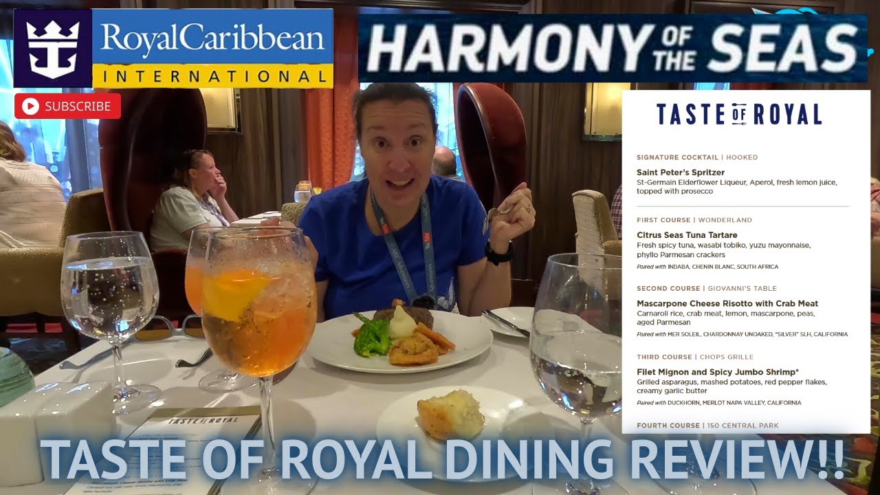Harmony of the Seas | A Taste Of Royal Dining Review!
