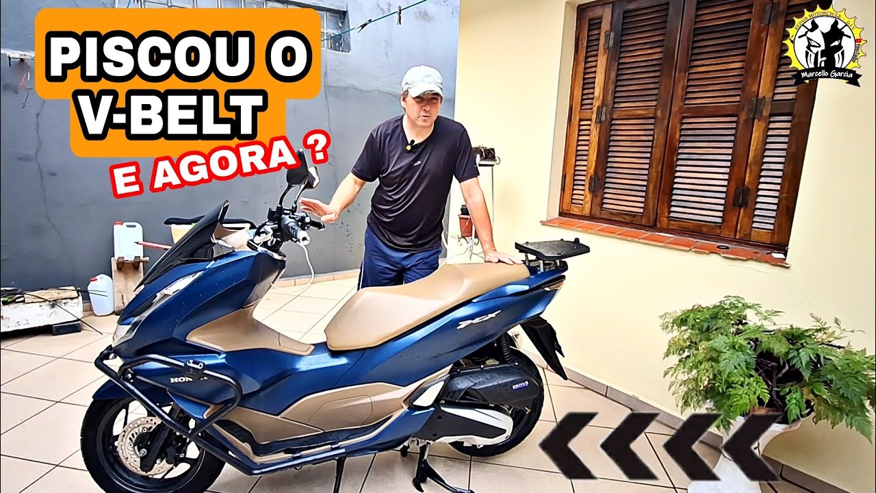 V-belt. Saiba a hora certa de trocar a correia da sua scooter e revisão do CVT #pcx #scooter