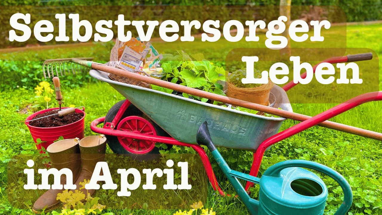 Was macht der Selbstversorger im April 🐓🌼 Wichtige Arbeiten f&uuml;r ein selbstversorgtes Leben