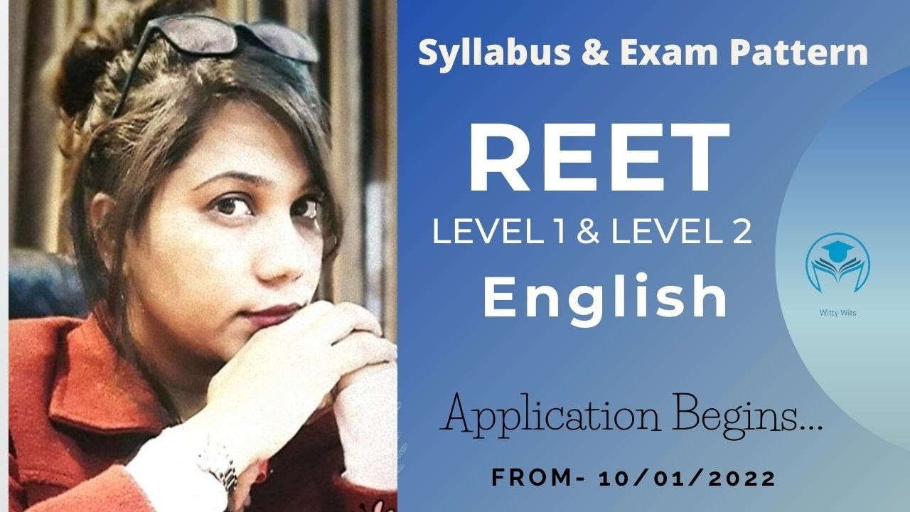 REET Level 1 and 2 Syllabus II Exam Pattern II Language 1 & 2 English