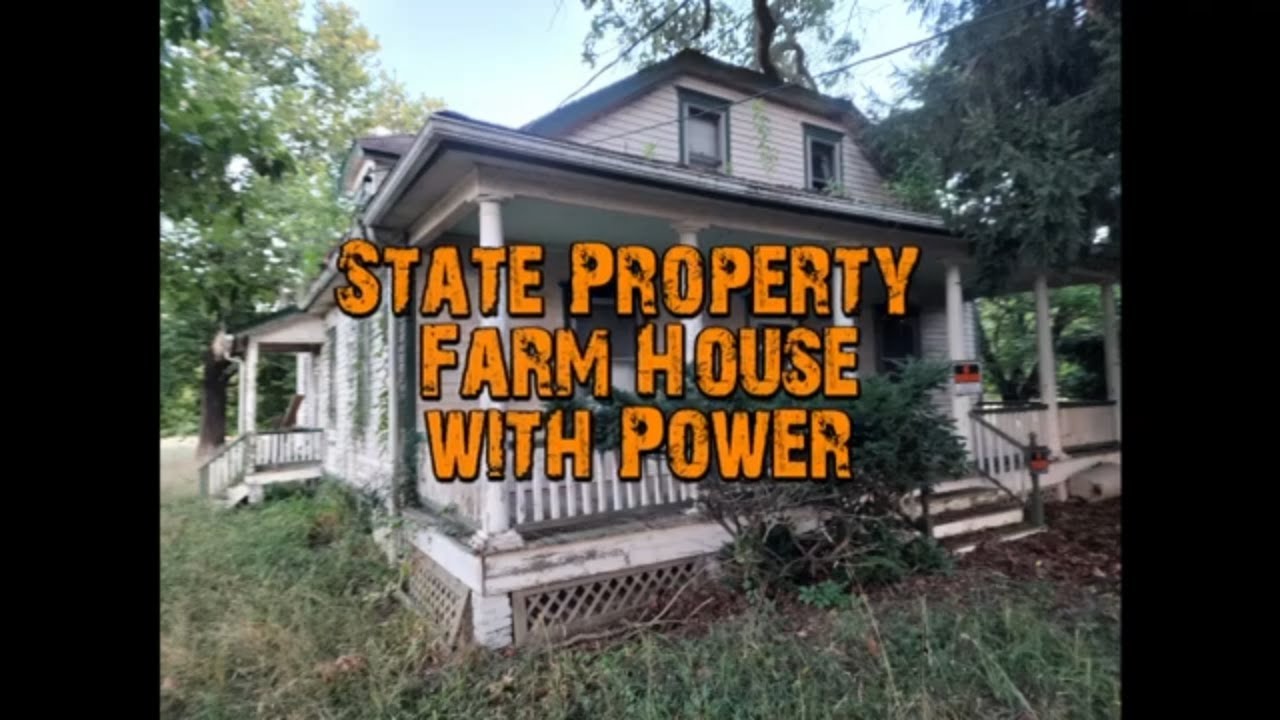 Historic Farm House State Property: Abandoned, Roadside and Historic