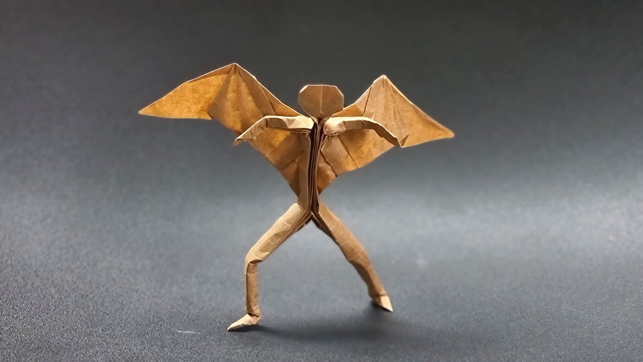 Winged Man 날개 달린 사람접기 | 사람 종이접기 | 캐릭터 종이접기