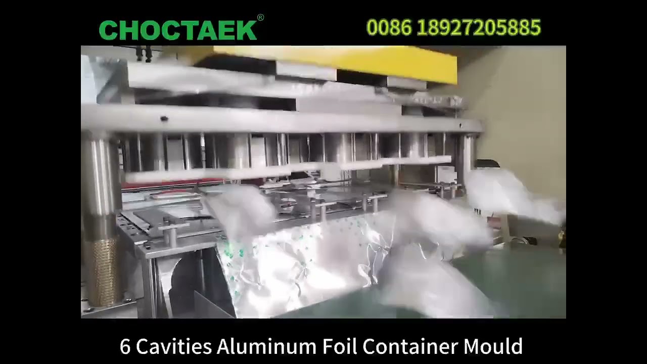 6 cavities NO.2 Aluminum Foil Container Mould for American market