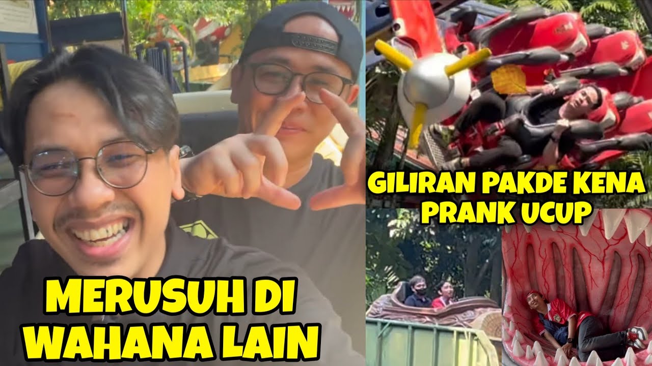 Ucup Ngadu ke Pakde, Main Basah-Basahan, Naik Roller Coaster, dan Merusuh Lagi :v - Part 2