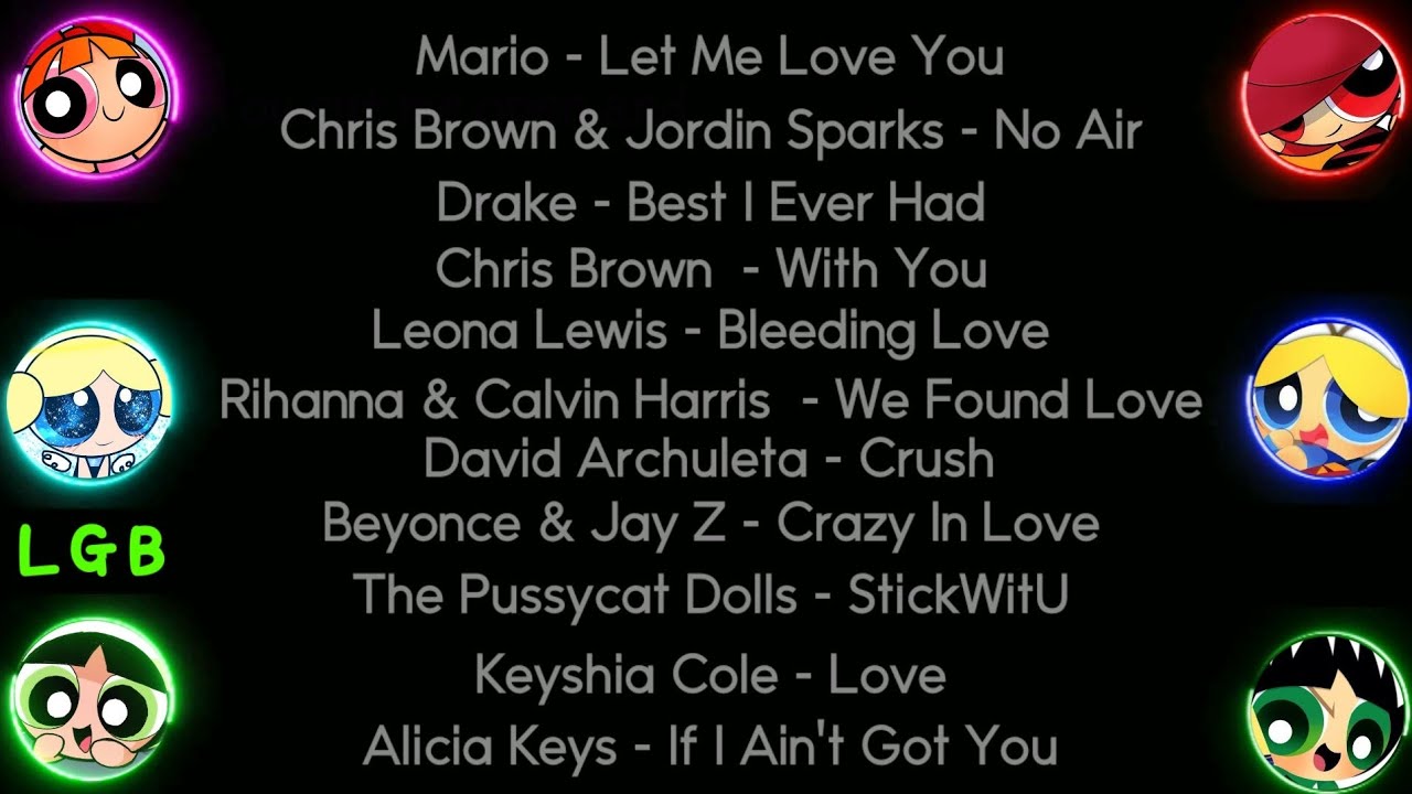 PPG & RRB - Love Songs Y2K R&B Mashup (With Lyrics)