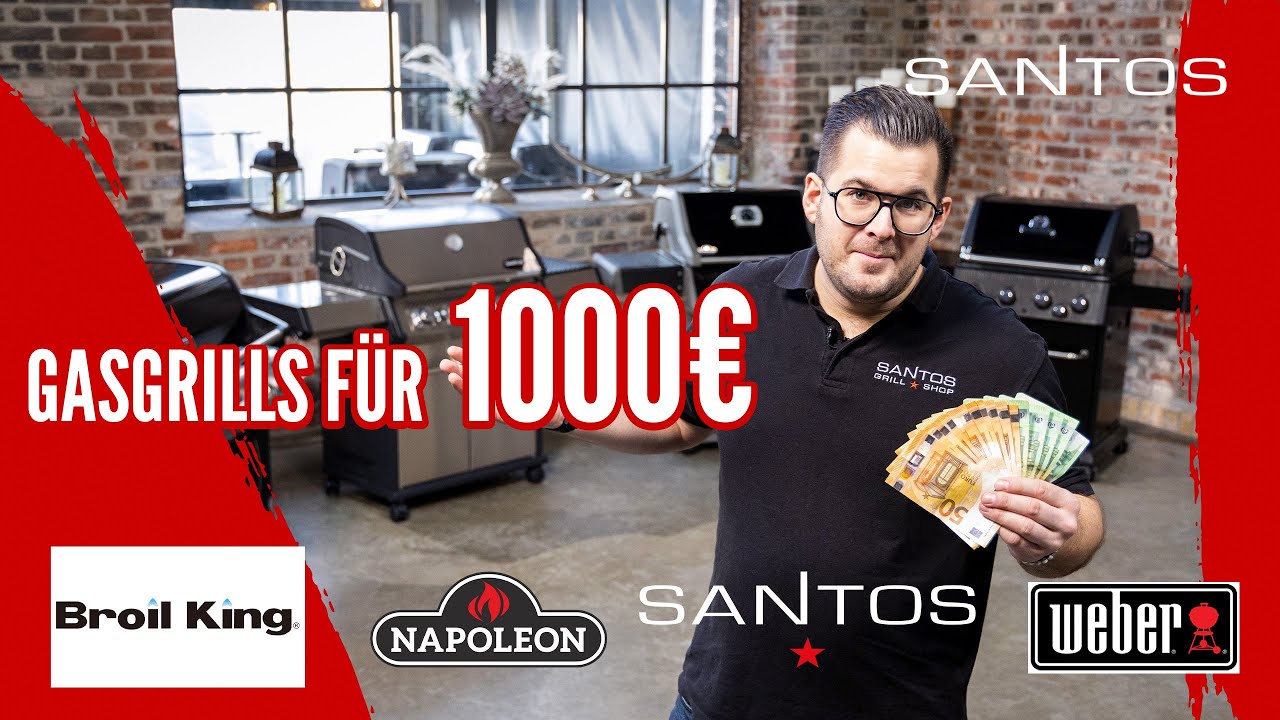 1000€ Gasgrill Vergleich 2023 | Napoleon vs. Weber vs. Broil King vs. SANTOS