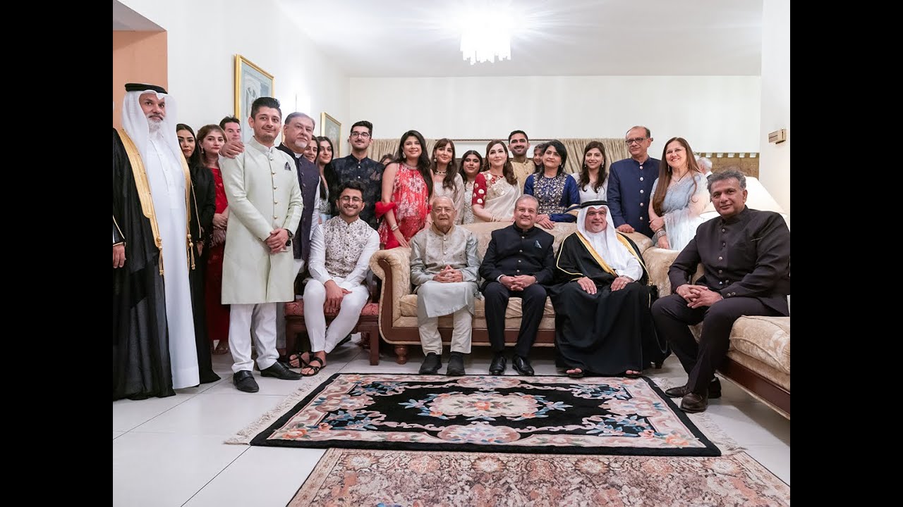 HRH the Crown Prince and Prime Minister visits a number of families in #Bahrain to mark #Diwali